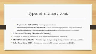 types of memory and booting process.pptx