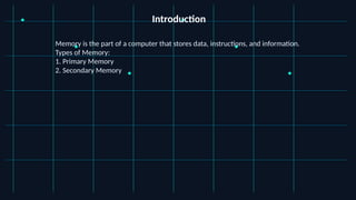 Comprehensive Overview of Computer Memory Types for Class IX Students ...