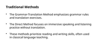 Methods Examples English Types Of Methods To Teach English Language.pptx