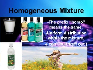 Homogeneous Mixture
 