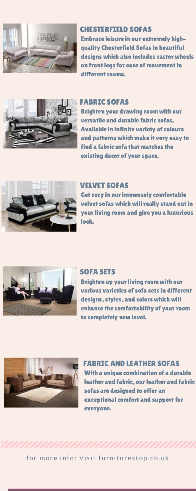 Types Of Modern Sofas