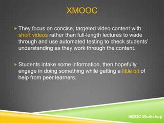 Types of mooc | PPTX
