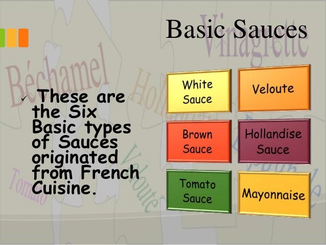 Types Of Mother Sauces types-of-mother-sauces