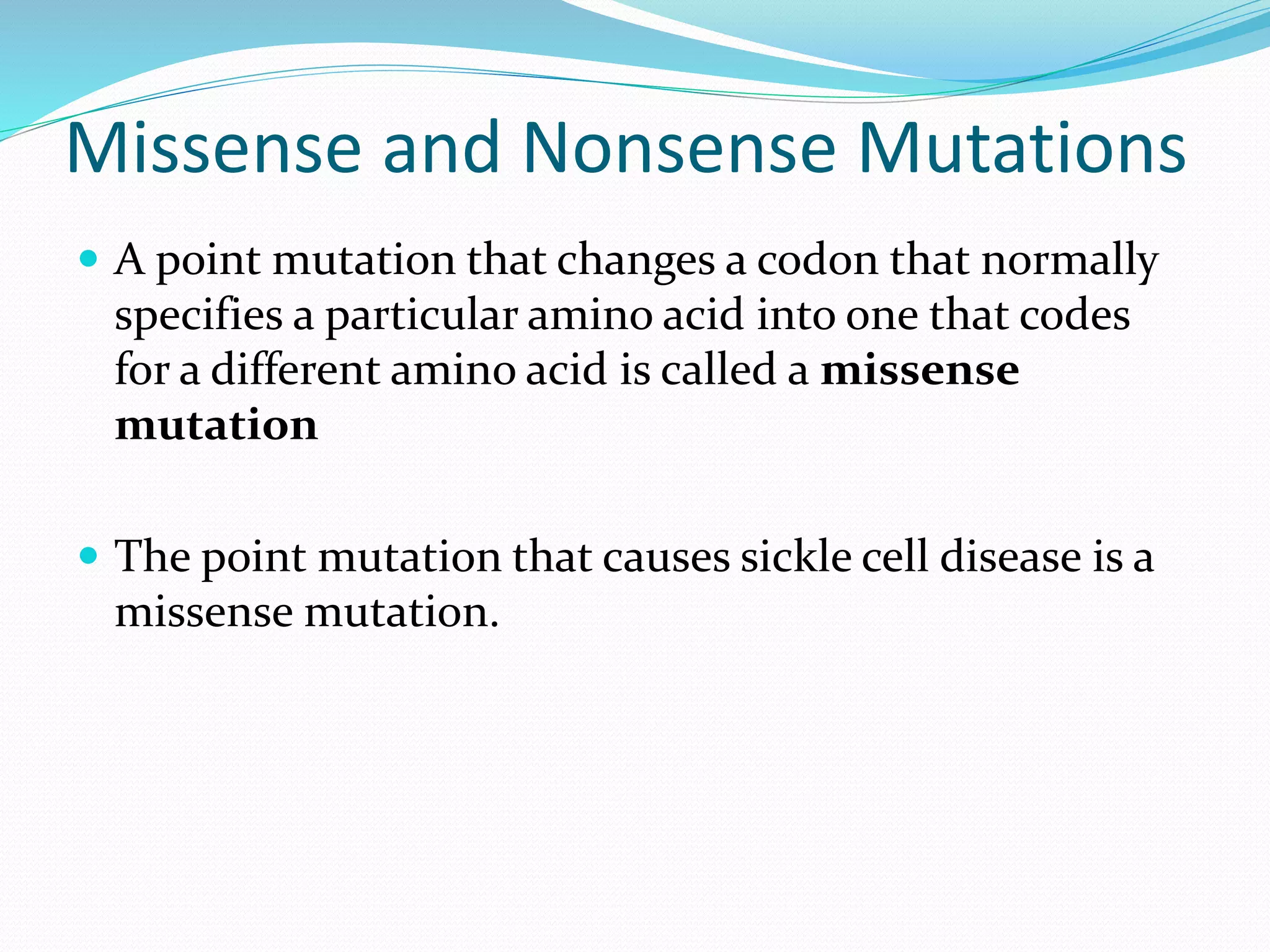Mutation and its types | PPTX