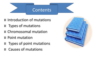 Types of mutations | PPTX