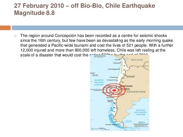 List Of Natural Disasters In Chile List Of Natural Disasters In Chile
