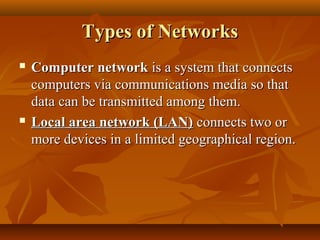 Types of Networks | PPT