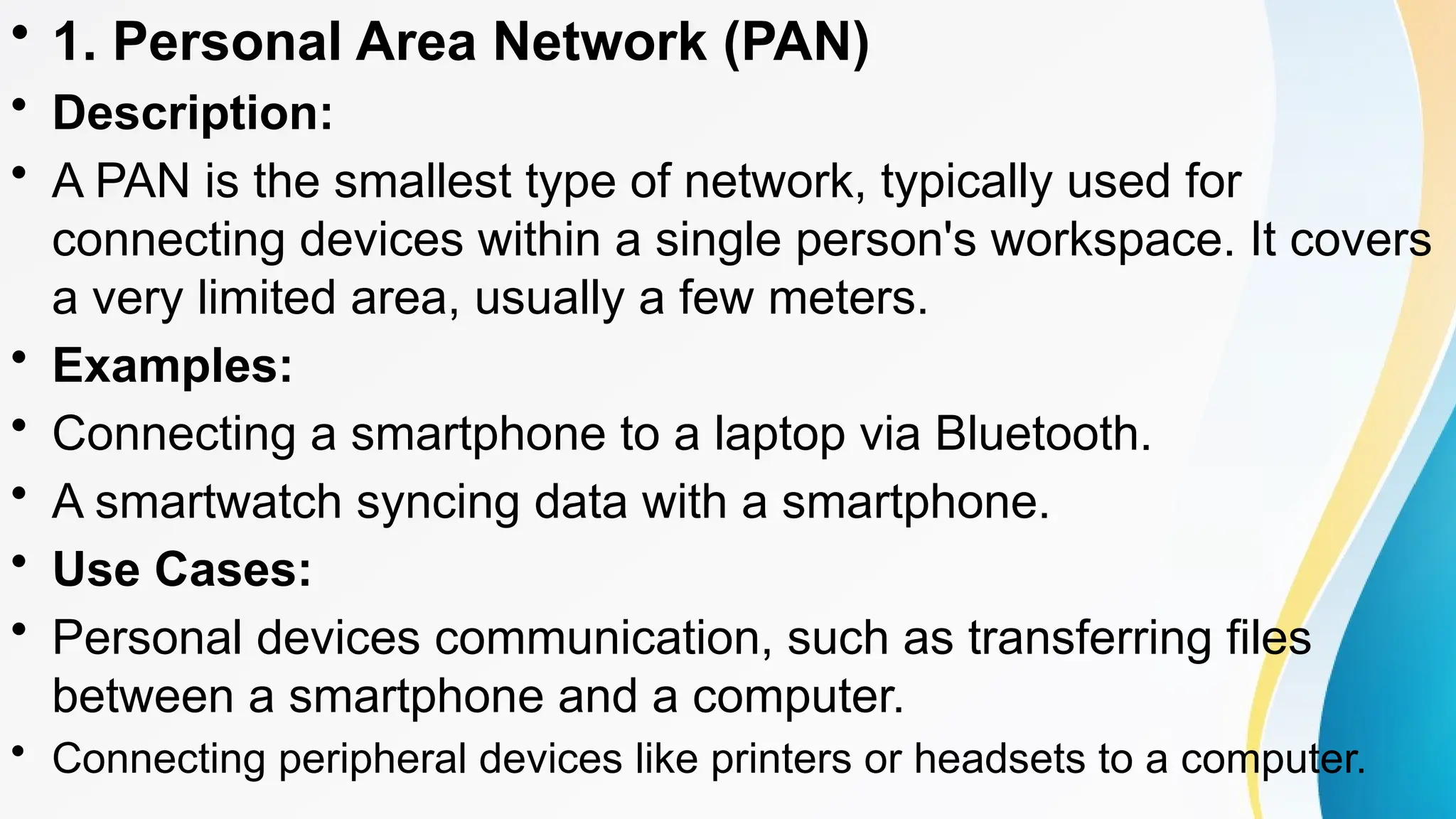 Types of Networks in Computer Networking | PPT
