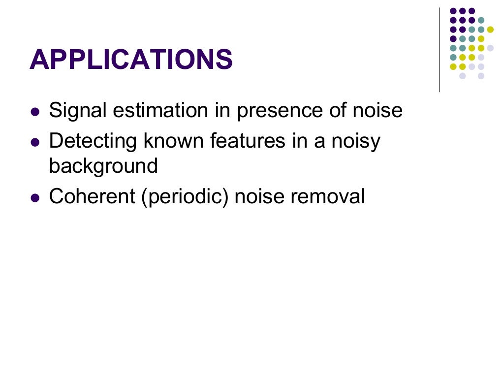 Types of noise