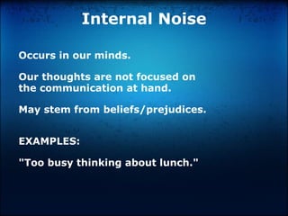 Types of Noise (Ch 1) | PPT