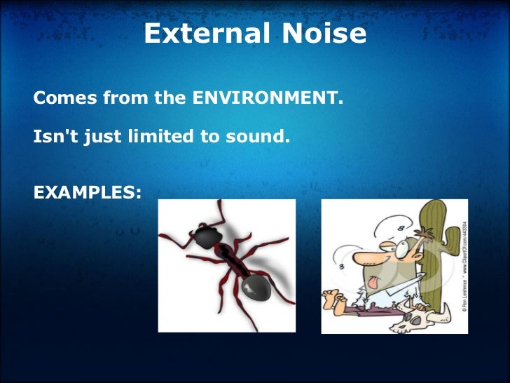 Types of Noise (Ch 1)
