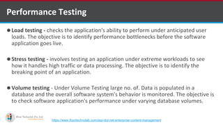 Types of Non Functional Testing | PDF