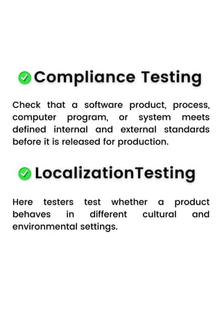 Types of non functional testing | PDF