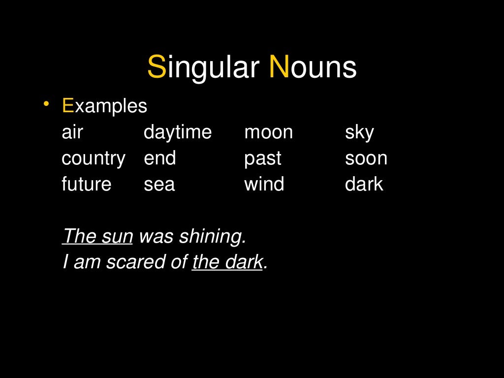 Singular Plural And Collective Nouns