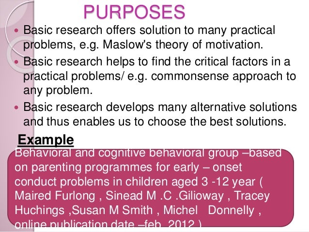 Types of nursing research