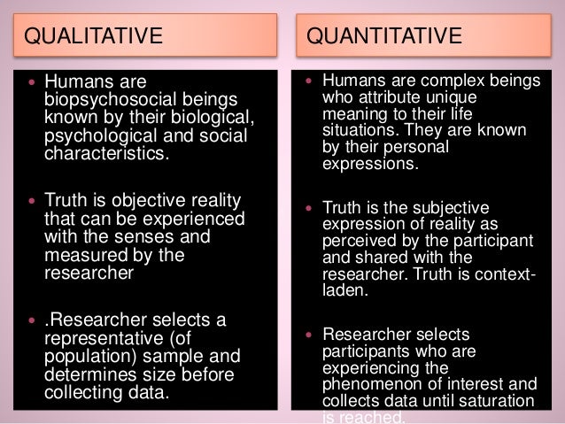 Quantitative Methods In Nursing