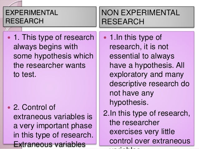 Types of nursing research
