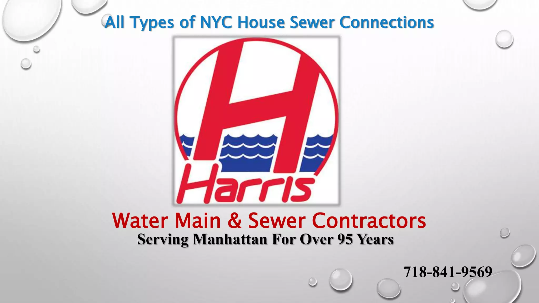 Sewer Line Connections NYC PPT