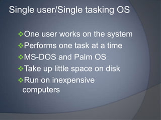 Types of o.s | PPTX
