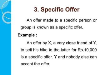 Types of offer | PPT