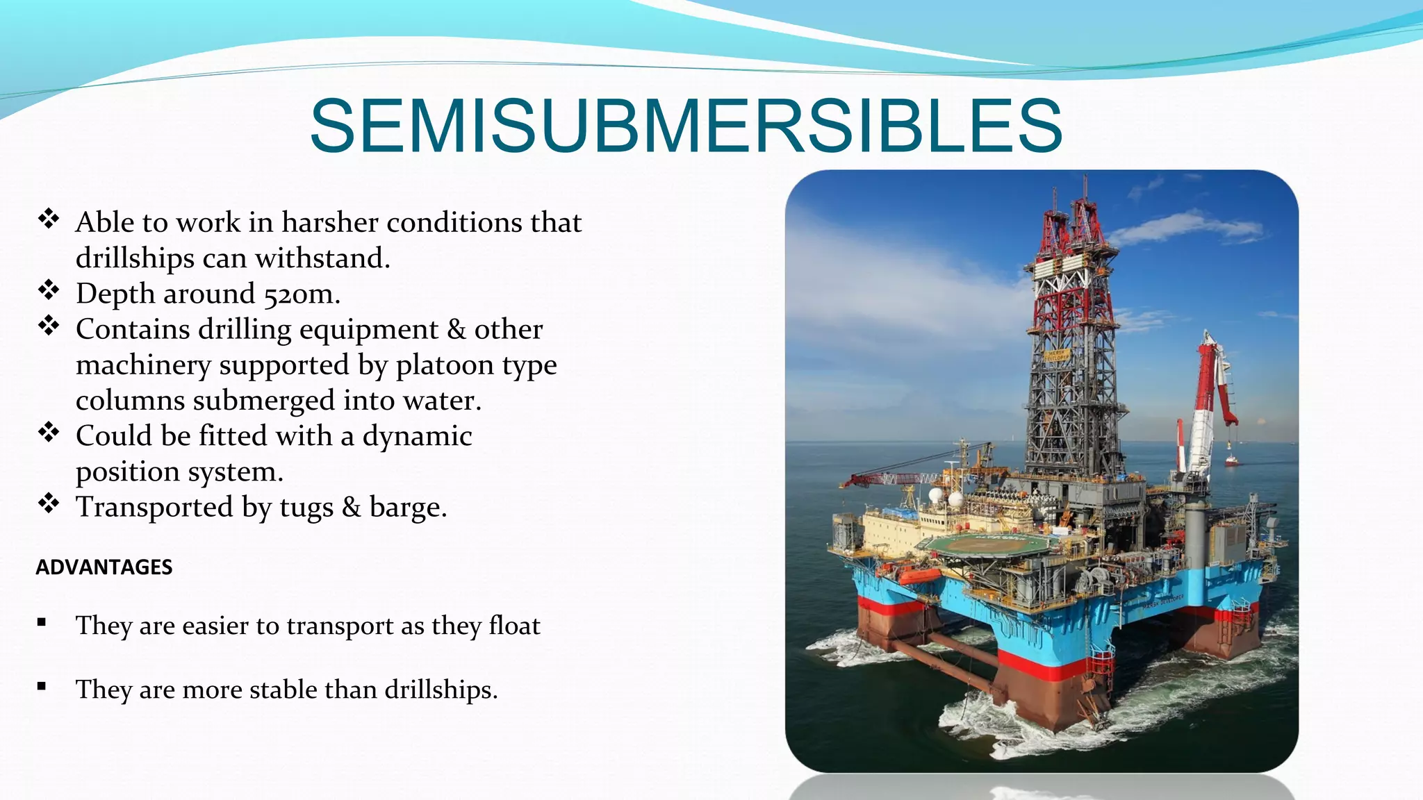 Types of Offshore Oil and Gas rigs | PPT