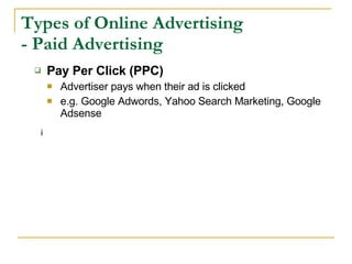 Types Of Online Advertising