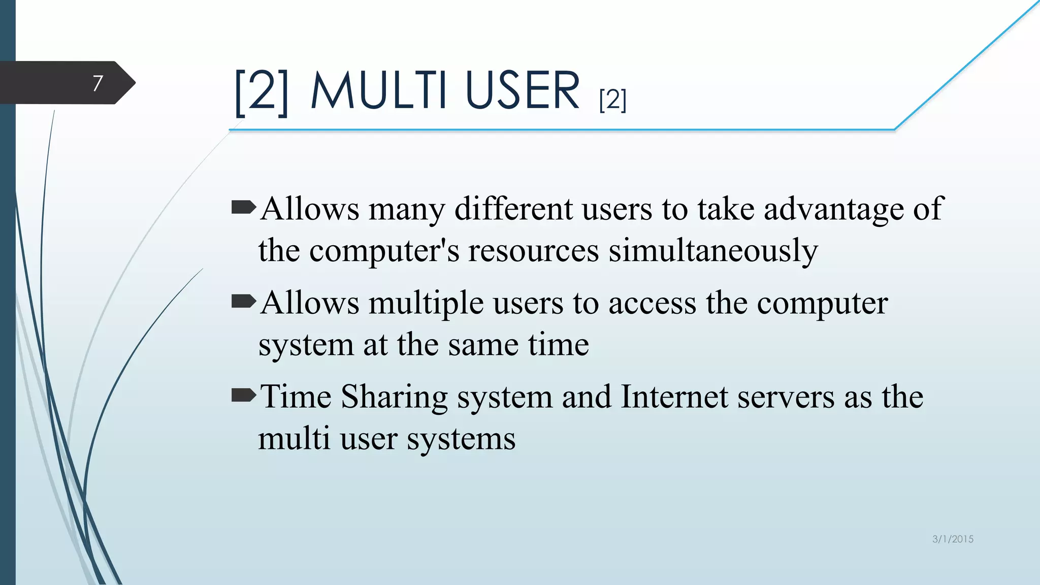 Types of Operating System | PPTX