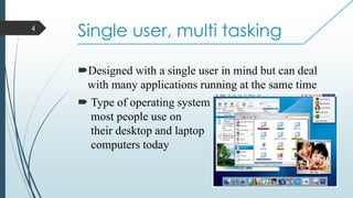Types of Operating System | PPTX | Operating Systems | Computer ...