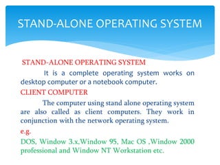 Types of Operating System | PPTX