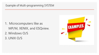 Types of operating system | PPTX | Operating Systems | Computer ...