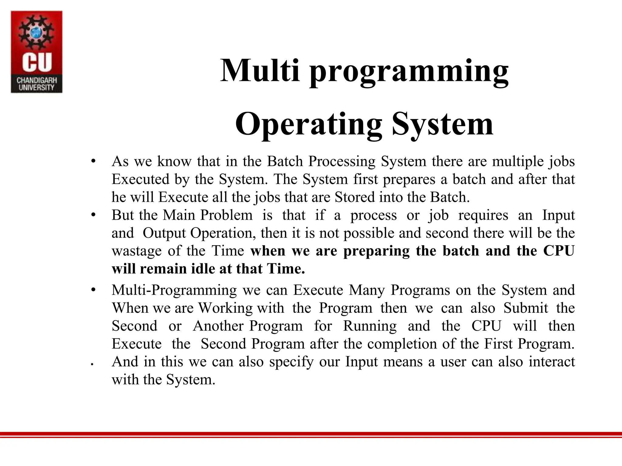Types of Operating System | PPTX
