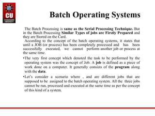 Types of Operating System | PPTX