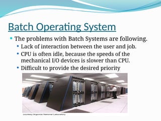 types of operating system an overview of the topics.pptx