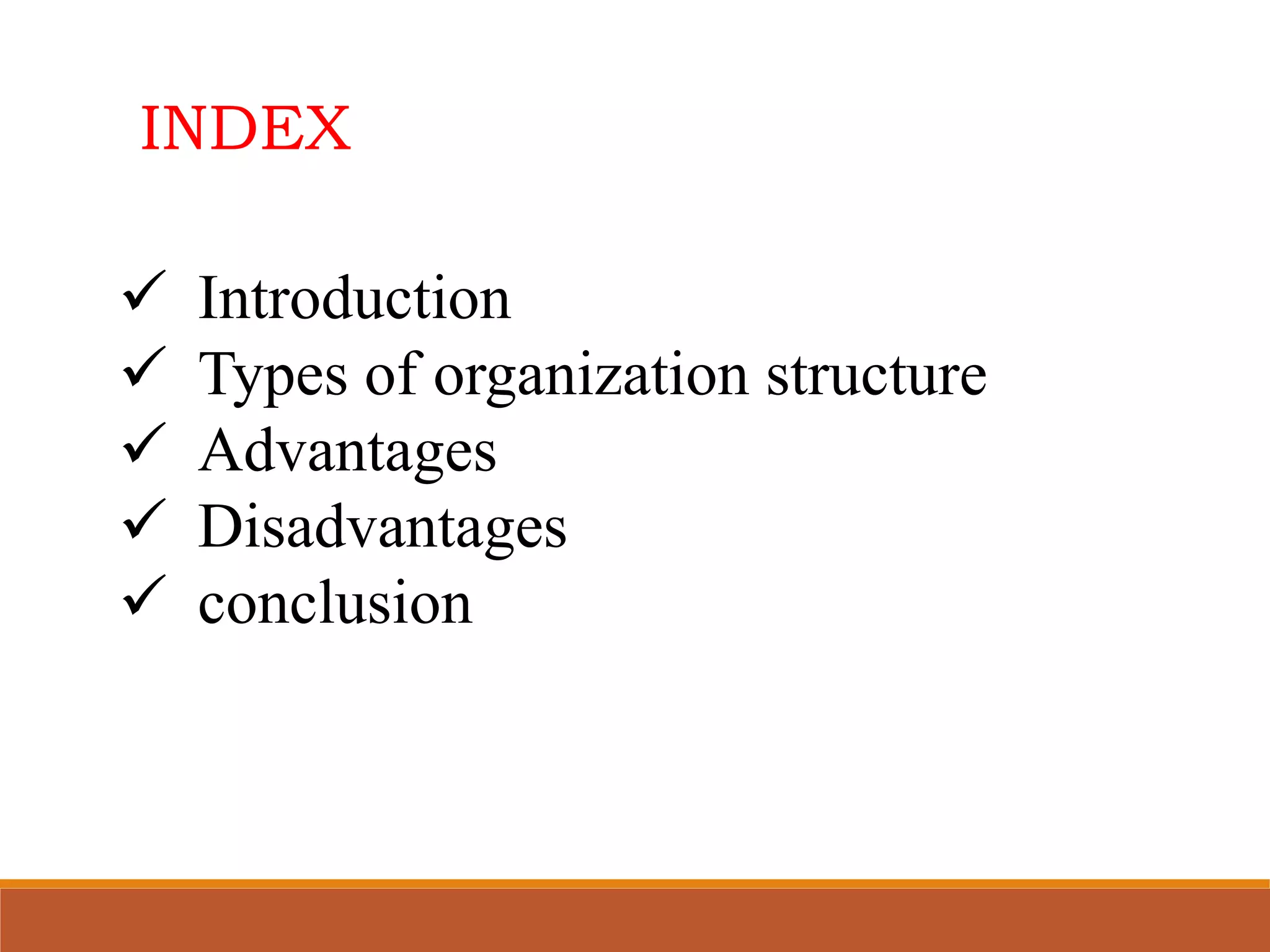 Types of organization structures | PPTX | Business | Business and Finance