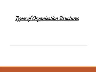 Typesof OrganizationStructures
 
