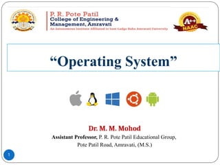 There are eight types of Operating System | PPTX