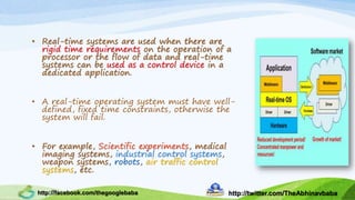 Operating System - Types Of Operating System Unit-1 | PPTX