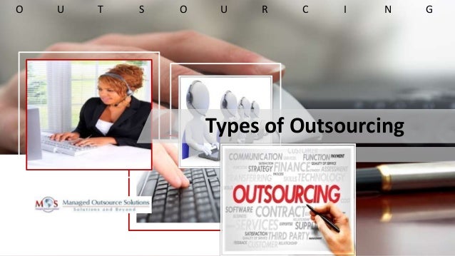 O U T S O U R C I N G
Types of Outsourcing
 