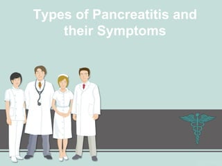 Types of Pancreatitis and
their Symptoms
 