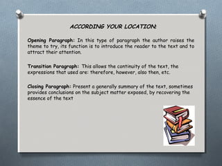 Types of paragraphs | PPT