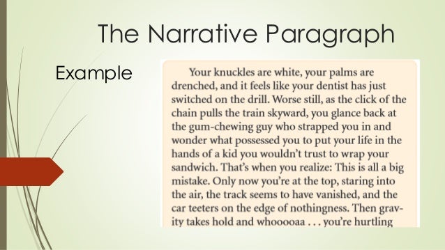 types of narrative paragraph