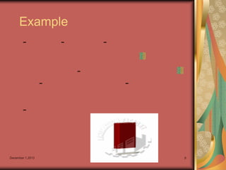 Example
-

-

-

-

-

-

December 1,2013

9

 