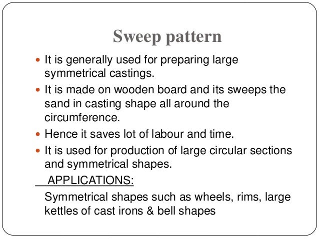 TYPES OF PATTERN AND ITS APPLICATION