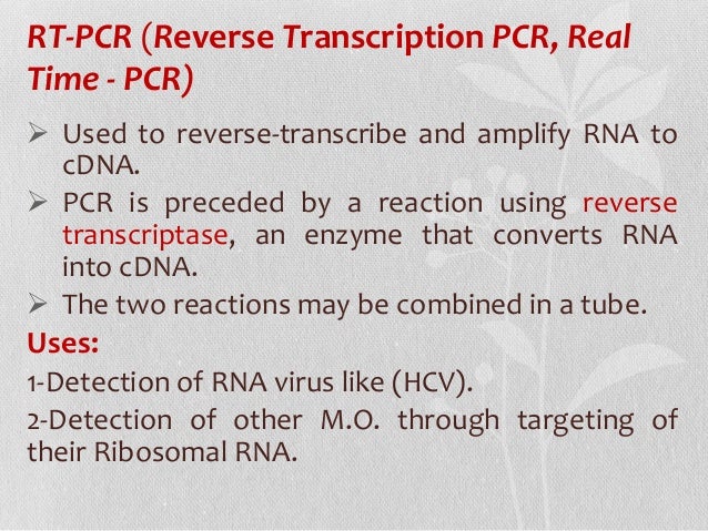Types of PCR