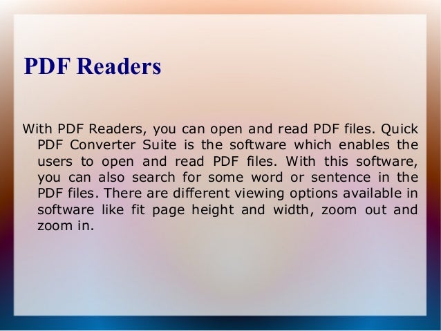 Types Of Pdf Software Available At Quick Pdf Toword Types Of Pdf Software Available At Quick Pdf Toword