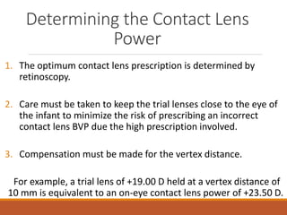 Types of pediatric contact lens [autosaved] | PPTX