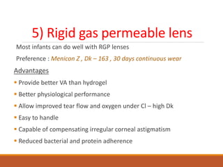 Types of pediatric contact lens [autosaved] | PPTX