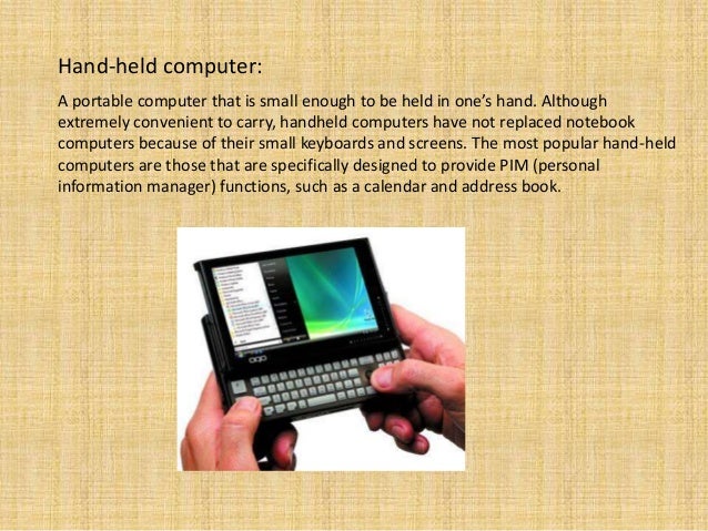 Types Of Personal Computers
