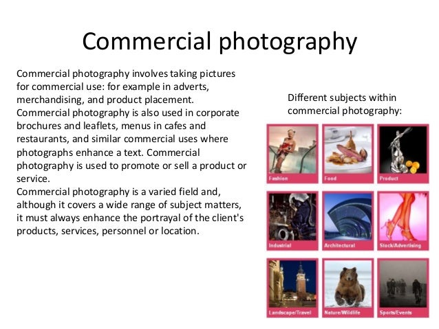 types of photography