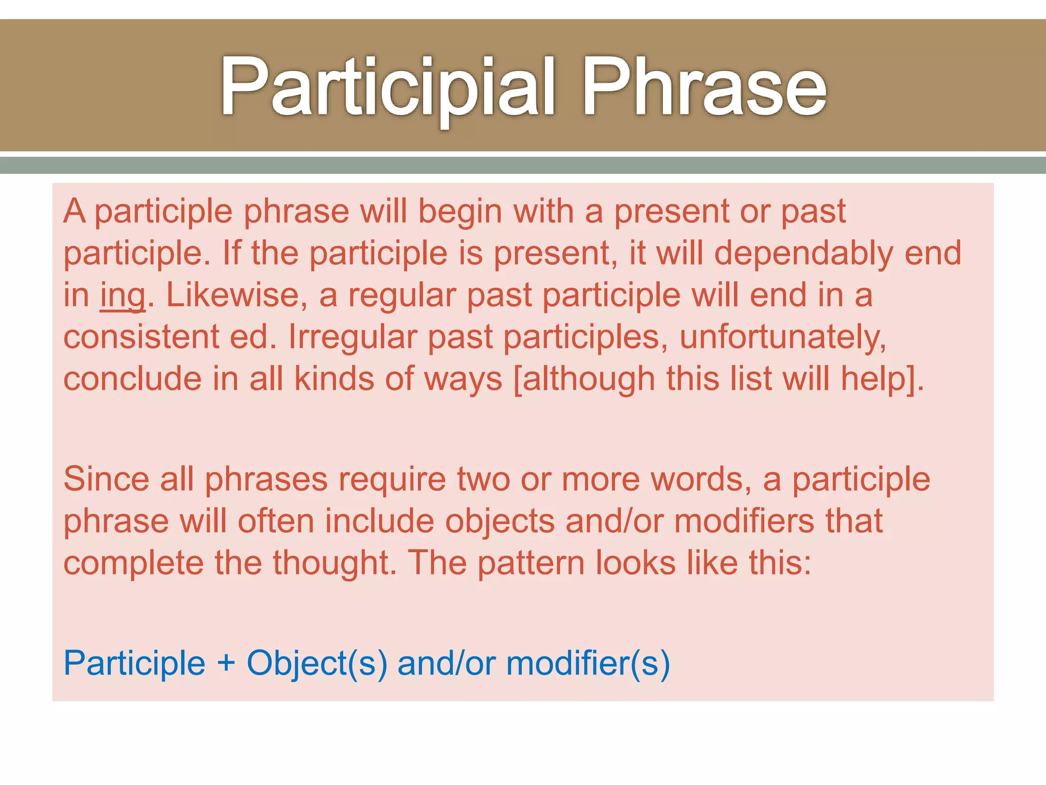 Types of phrases- Alafaq School | PPTX